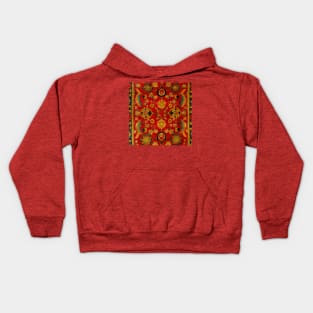 Antique 17th Century Safavid Persian Carpet Kids Hoodie